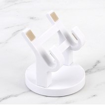 안경거치대 멀티 받침대 탁상용 회전형 간편부착, 블루