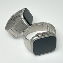 에디드다즐 링크브레이슬릿 애플워치 오리지널 티타늄그레이 메탈 스트랩 울트라 SE 8 7 6 5 4 전 기종 호환, 38/40/41mm