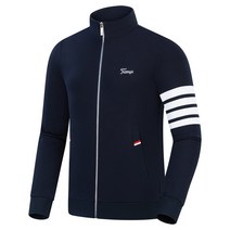 새로운 스타일의 골프웨어 남성 가을겨울 재킷 면 지퍼 스탠드업 칼라 스포츠 및 레저 상의 저지