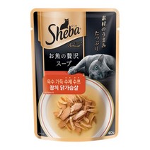 쉬바 수제수프 참치 닭가슴살 파우치 40g