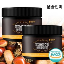 [슬앤미]HACCP인증 발효율피 추출 올인원분말 200g X 2통, 단품, 단품