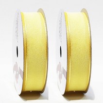 금비 오간디C 펄오간디(15mm*15m)1+1(사은품 증정 행사중), 15m, OC#04 노랑(1+1)