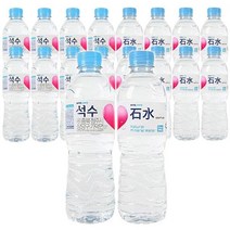 진로 석수 500ml 40병 1L 2L 12병 24병 물 생수 배달 12pet, 500ml x 40펫