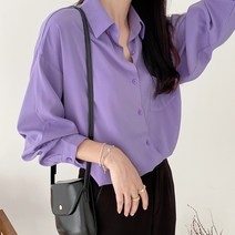 vsyoy 여성 데일리 셔츠 긴팔 남방 루즈핏 블라우스