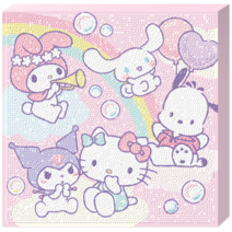 케이엠엘리 DIY 보석십자수 산리오 레인보우(25x25cm)