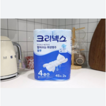 크리넥스 빨아쓰는 위생행주 블루, 17개, 45매