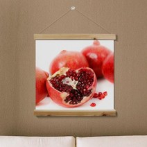 바보사랑 우드스크롤 60CmX60Cm 아름다운붉은석류.꾸밈