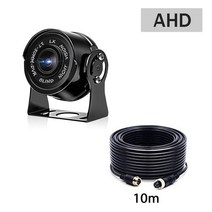 룸밀러블랙박스 스마트 연동 wifi 룸미러 1채널 블랙박스 트럭트레일러픽업rv에 대 한 12v-24v 트럭 hd 백업 카메라 헤비 듀티 ahd 나이트 비전 방수 차량 카메라, ahd 카메라-10m