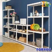 Foryou117 지후 빅사이즈 앵글선반 2단 앵글 선반 철제 조립식, 화이트, 상세페이지 참조