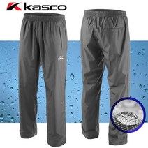 캘러웨이골프 KASCO 카스코 골프전용 남성 비옷 바지 레인팬츠, 그레이 M 30_33인치