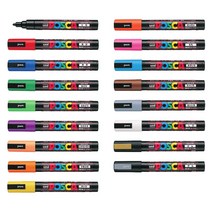 유니 포스카 PC-5M POSCA 수성 마카 POP, PC-5M(라이트그린)