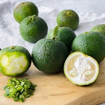 유기농 청유자 생유자 햇유자 유자생과 1kg 완도유자, 완도 유기농 청유자[못난이B품] 1kg