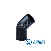 아성 45도엘보(크린PVC) 20A, 1개