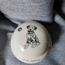 [국내] 반려동물 완벽 밀봉 납골함 유골함 맞춤 제작 애완용 유골함-둥근단지 소-캐릭터형