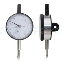 측정공구 다이얼 표시기 0-10mm 러그 백 테스트 게이지 22Pcs 스틸 포인트 세트 및 M2.5 스레드 팁, 01 10mm dial indicator