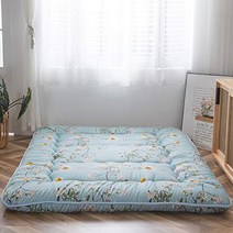 Rustic Floral Korean Floor Mattress Japanese Futon Mattress Memory Foam Foldable Bed Roll Up Campin, 1, Flower 2