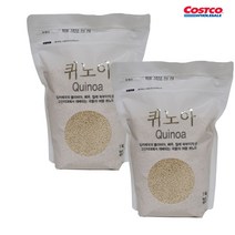 화이트 퀴노아 1kg 청정 페루산 고단백 아기이유식 슈퍼푸드, 2팩