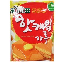 ▣alltems▣ 핫케익 가루 곰표 1kg 팬케익 파우더 믹스 업소용 핫케익가루 &0-0ea ♩, 올템즈 1