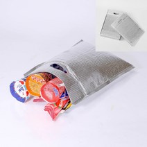 은박 보냉봉투 15p 25x35cm 보온백 보온보냉도시락가방 은박지퍼백 도시락보냉백 보온박스 피자보온팩 보냉봉투 은