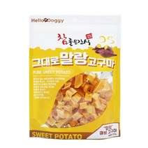 헬로도기 말랑 큐브 고구마 250g x6개 애견간식 강아지간식, 간식맛, 그대로 말랑 고구마 250g x6개