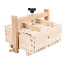 손두부 두부틀 메주틀 비지 제조기 두부만드는기계, 21X21x9cm뉴질랜드목재압력막대포함