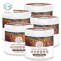 [푸른들판] 국내산 분말 한천 가루 100% 190gx5통, 상세 설명 참조, 상세 설명 참조