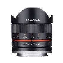 삼양 단초점 어안 렌즈 8mm F2.8II 블랙 후지필름 X용 APS-C용