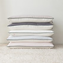와이드 인견 신생아 유아 아기 경추베개 세트, 화이트