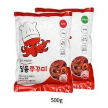 [딩동쭈꾸미] 맛있게 매운 양념 밀키트 끼니 주꾸미 볶음 간편조리 캠핑 반찬 술안주 500g 2개, 매운맛2개