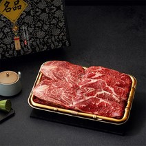 자연맛남 [자연맛남] 마장동한우 명품 구이선물세트 2호 1++등급(7이상) 1kg (등심500g/채끝500g), 1