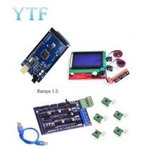 3d 프린터 부품 재료 s 메가 2560 R3 + 1Pcs RAMPS 1.4 1.5 1.6 컨트롤러 5Pcs A4988 스테퍼 드라이버 모듈 12864 LCD 제어 3D 키 호환, 05 A4988 green 1.5