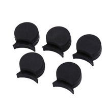 견고한 고무 클라리넷/오보에 엄지 레스트 쿠션 핑거 서포트 피로 회복 편안한 5Pcs, [02] Black