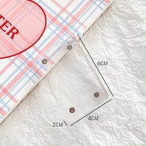 1인치 아크릴 폴라로이드 아이돌 포토 카드 홀더 투명 미니 프레임 디스플레이 스탠드 데스크탑 장식, 01 1pcs