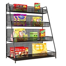 PC방 스낵선반 진열대 컵라면 정리대 과자 마트, 상세이페이지 참고, 3층 대형(검은색)