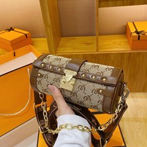 LXJ 2022 고급 빈티지 베개 가방 원통