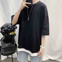 [리더스] 남자 반팔티셔츠 여름 데일리 라운드넥 민트컬러
