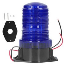 중장비 안전등 경고등 사고방지 DC 10-110V LED 지게차 스트로브 라이트 경고 안전 비상 깜박이 IP65 방수, 04 파란
