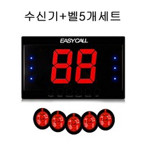 이지콜 1구수신기+레드벨5개 세트 EY-2001 + EY-100