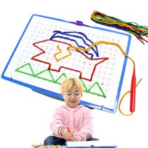 유아 어르신 소근육 그림 실꿰기판 보드 교구 실꿰기장난감 5살여아 생일