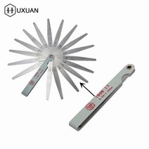 측량 0.02 ~ 1mm 17 블레이드 두께 간격 메트릭 필러 게이지 측정 도구 드롭 선박, 한개옵션0
