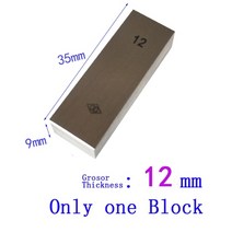 블록 게이지 측정 도구 강철 강철 사각, 0급 tv 0.1um, 12mm