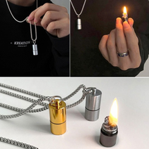 라이터 남성 목걸이 스타일리쉬 남자목걸이 인싸 패션목걸이 남자 기념일 선물