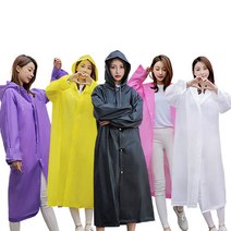1+1 다니스토리 남녀 초경량 우비 튼튼 우의 장마대비 EVA 레인코트 2개세트