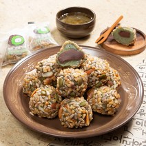 제주미르오메기떡 견과류오메기떡(50개), 1box, 55g