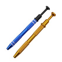 IC 칩 추출기 전자 부품 그 포수 나사 피커 핀셋 픽업 도구 금속 그래버 수리 핸드 툴, 07 Blue Gold