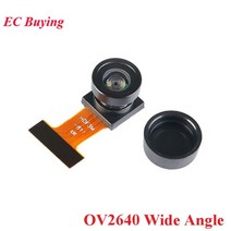 아두이노키트 프로그래밍 전자 아두이노 모듈 부품 esp32 ov2640 카메라 모듈 cmos 이미지 센서 모듈 arduino 용 2 백만 픽셀 광각 카메라 모니터 식별 렌즈, [02] OV2640 Wide Angle, 04 OV2640  Wide Angle