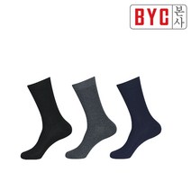 [BYC 본사]남 리턴 장목양말(3매입) SMS1063