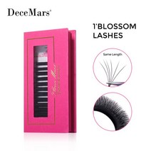DeceMars 1 의 꽃 속눈썹 연장 자동 개화, 01 B_01 0.03 미리메터_01 8mm