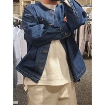 남자 노카라 데끼 청자켓