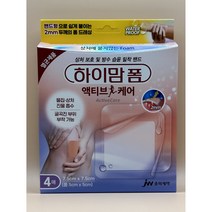 JW중외제약 하이맘폼 액티브케어(7.5x7.5cm) 4매입, 1개
